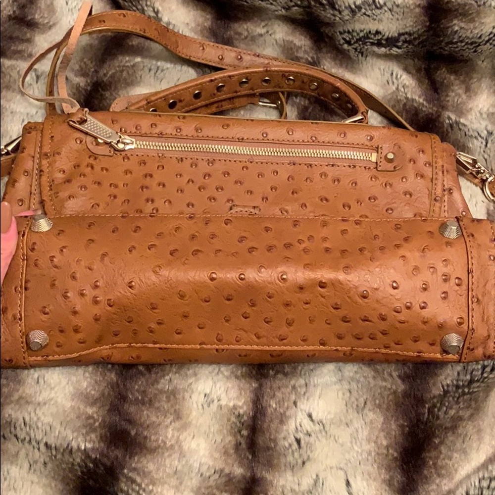 Rebecca Minkoff Ostritch Leather Bag in Tan - Picture 8 of 11